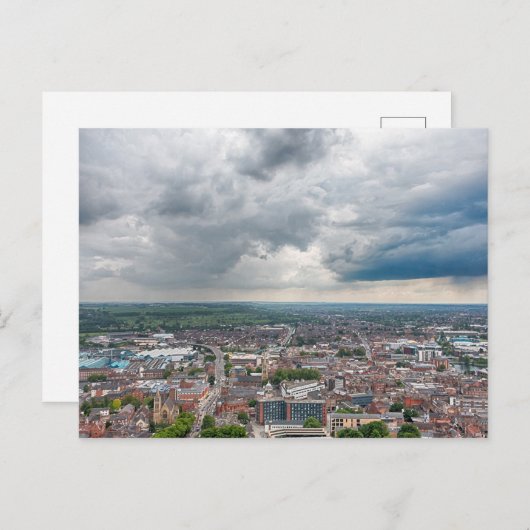 Lincoln Cityscape Postkarte (Vorne/Hinten)