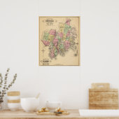 Lincoln Co., Sagadahoc Co Poster (Küche)