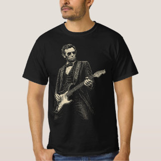 Lincoln Cooler Gitarrist Vintage-Sticherei T-Shirt