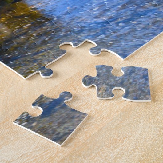 Lincoln Covered Bridge, Herbst, Holz, Vermont Puzzle (Seite)