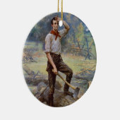 Lincoln der Schienen-Teiler durch Jean L. Gerome Keramikornament (Rechts)