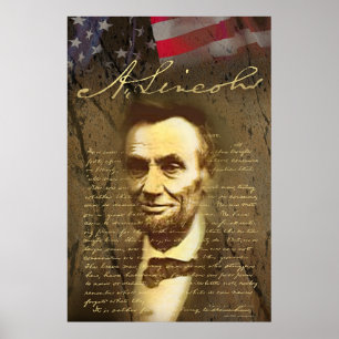 Lincoln durch Gregory Gallo Poster