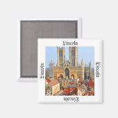 Lincoln, England Magnet (Vorderseite/Rückseite)