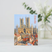 Lincoln, England Postkarte (Stehend Vorderseite)