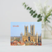Lincoln, England Postkarte (Stehend Vorderseite)