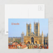 Lincoln, England Postkarte (Vorne/Hinten)