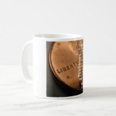 Lincoln-Freiheits-Tasse Kaffeetasse (Vorderseite Links)