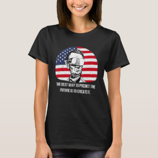 Lincoln Futuristic VR Fiction Zitat 1 T-Shirt