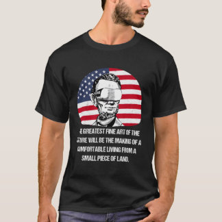 Lincoln Futuristic Vr Fictional Zitat T-Shirt