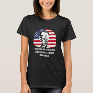 Lincoln Futuristic VR fiktive Zitat T-Shirt
