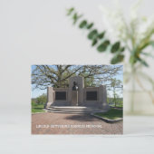 Lincoln-Gettysburg-Ansprachemahnmal Postkarte (Stehend Vorderseite)