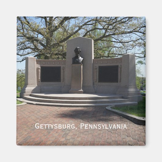 Lincoln Gettysburg Magnet (Vorne)