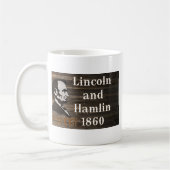 Lincoln-Hamlin 1860 Kaffeetasse (Links)