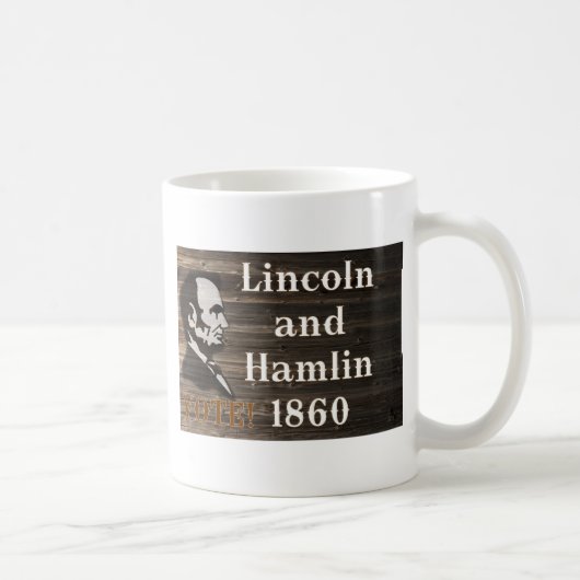 Lincoln-Hamlin 1860 Kaffeetasse (Rechts)