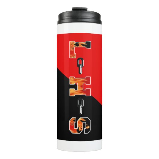 Lincoln High Links Produkte Thermosbecher (Vorderseite)