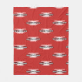 Lincoln High School Fleece Blanket, Größe (Vorderseite)