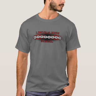 Lincoln High School Links Blk Grd T-Shirt