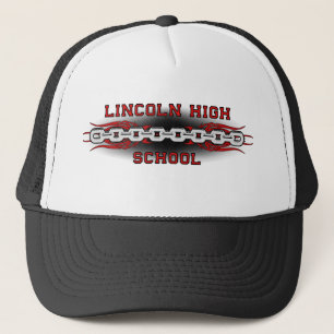 Lincoln High School Links Blk Grd Truckerkappe