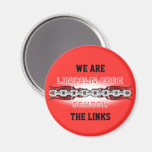 Lincoln High School LINKS Magnet (Vorderseite/Rückseite)