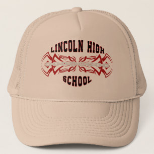 Lincoln High School Links Tribal Truckerkappe