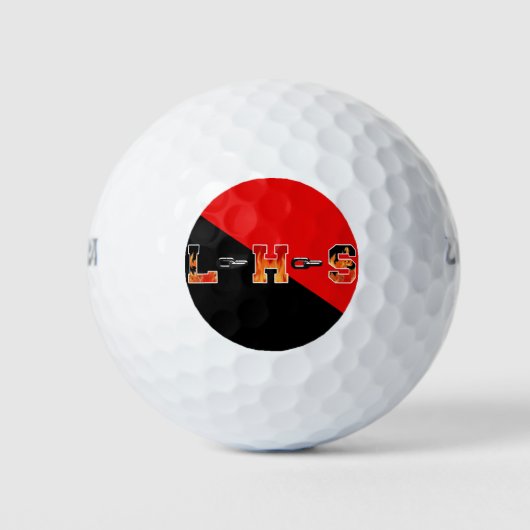 Lincoln High School verbindet Farben Golfball (Vorderseite)