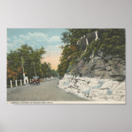 Lincoln Highway at Grandview Point Postkarte Poster
