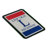 Lincoln Highway Road Sign Magnet (Rechte Seite)