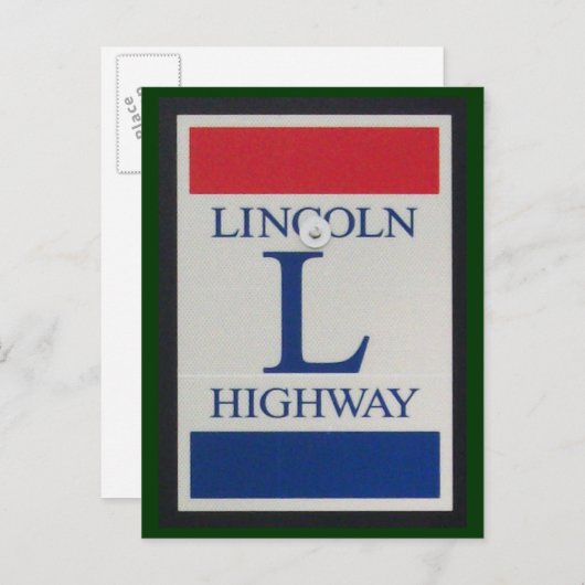 LIncoln Highway Road Signature Postcard Postkarte (Vorne/Hinten)