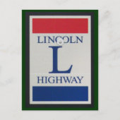 LIncoln Highway Road Signature Postcard Postkarte (Vorderseite)