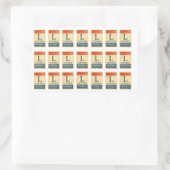 Lincoln Highway Watercolor Aufkleber (Tasche)