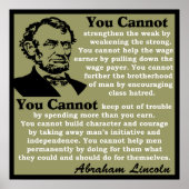 Lincoln: Hilf dir selbst! Poster (Vorne)