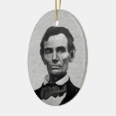 Lincoln Illinois Hauptstadt Bicentennial Keramikornament (Links)