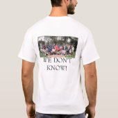 Lincoln in Gettysburg, Klasse 09 T-Shirt (Rückseite)