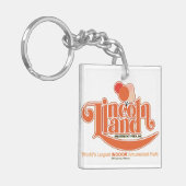 Lincoln-Land-Vergnügungspark, Effingham, Illinois Schlüsselanhänger (Vorderseite links)