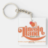 Lincoln-Land-Vergnügungspark, Effingham, Illinois Schlüsselanhänger (Vorderseite)