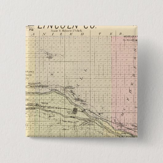 Lincoln Landkreis, Nebraska Button (Vorderseite)