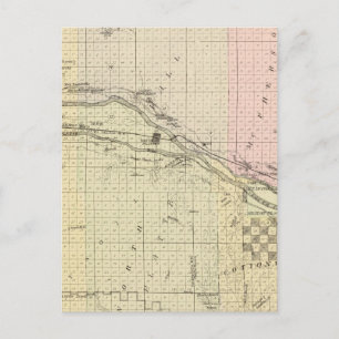Lincoln Landkreis, Nebraska Postkarte