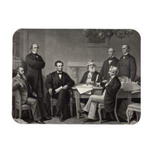 Lincoln liest die Emanzipationsproklamation Magnet