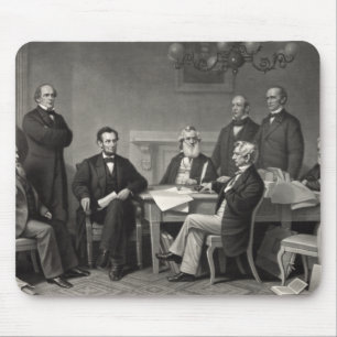 Lincoln liest die Emanzipationsproklamation Mousepad