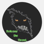 Lincoln Lynx Beast Sticker (Vorderseite)