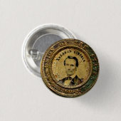 Lincoln-Medaille - Knopf Button (Vorne & Hinten)