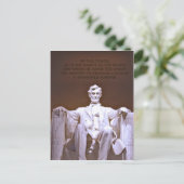 Lincoln Memorial #1 Postkarte (Stehend Vorderseite)