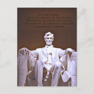 Lincoln Memorial #1 Postkarte