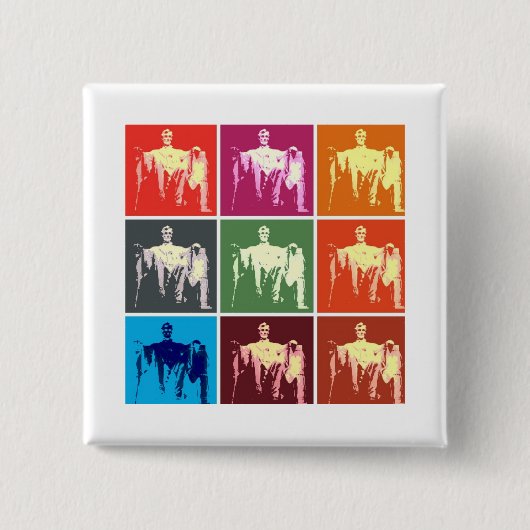 Lincoln Memorial Abstract Button (Vorderseite)
