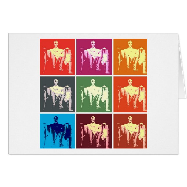 Lincoln Memorial Abstrakt (Vorderseite (Horizontal))