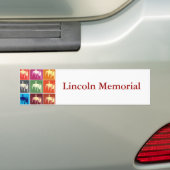 Lincoln Memorial Abstrakt Autoaufkleber (Auf Auto)