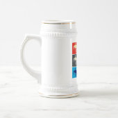 Lincoln Memorial Abstrakt Bierglas (Links)