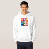Lincoln Memorial Abstrakt Hoodie (Vorne ganz)