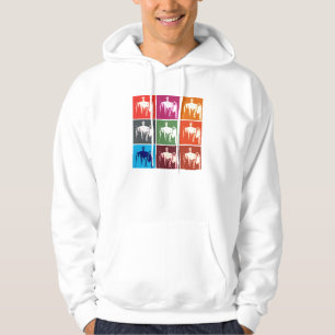 Lincoln Memorial Abstrakt Hoodie