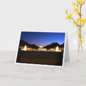 Lincoln Memorial Anmerkungs-/Gruß-Karte Karte (Gelbe Blume)